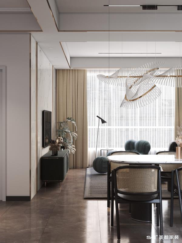 复古绿的叠墅丨中国浙江丨圣都家居装饰有限公司-12