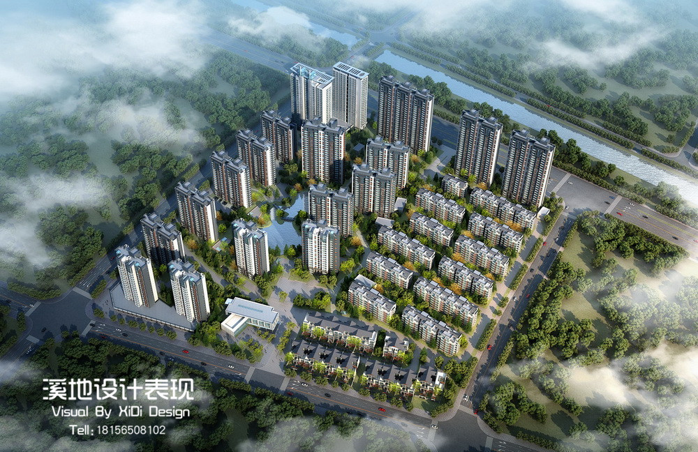 室外日景夜景透视鸟瞰                     -6