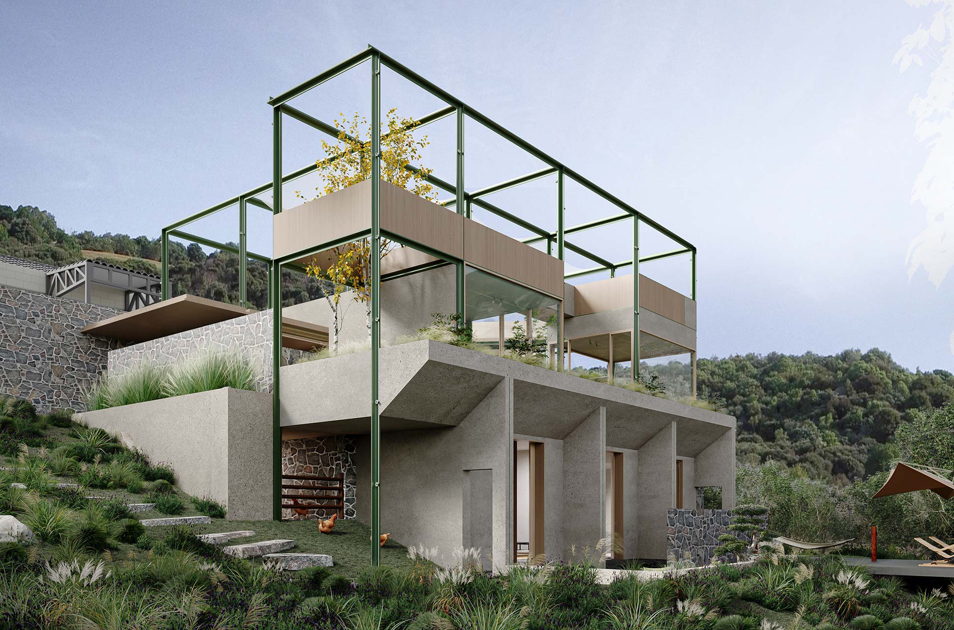 《SPACE DESIGN·院里花开》丨中国长沙丨舍近-1