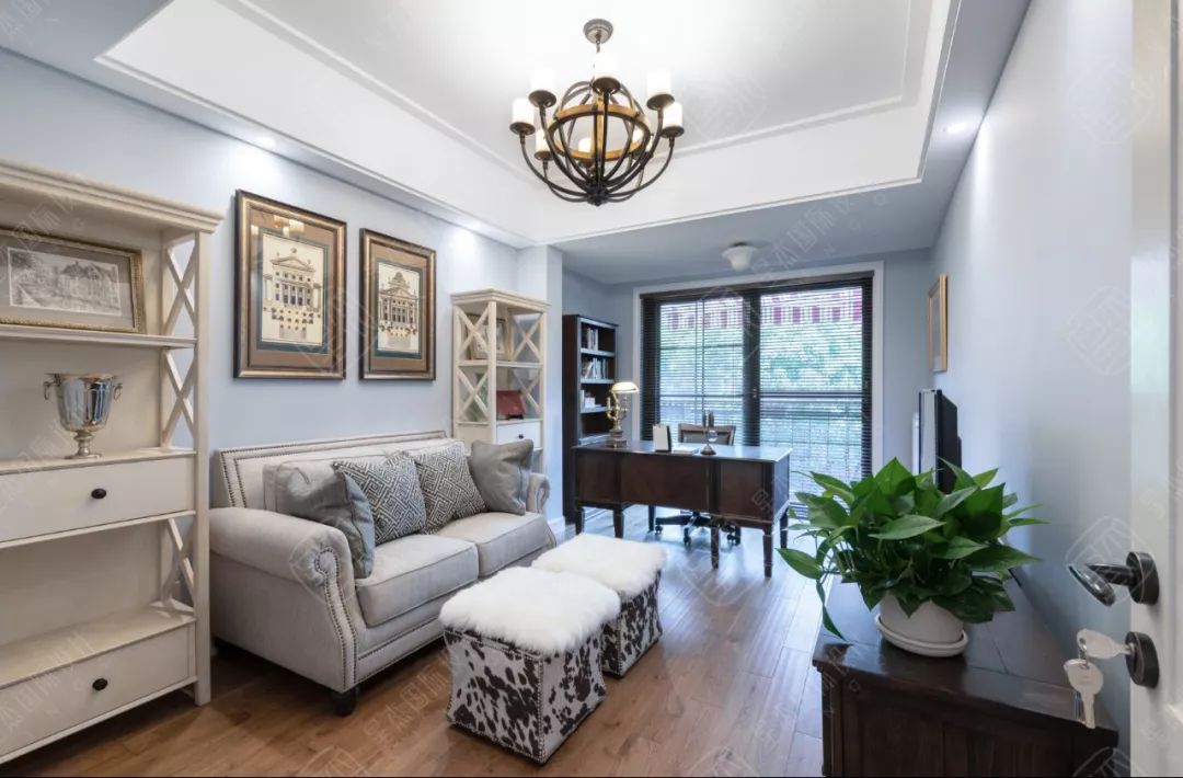 苏州昆山 300㎡美式田园度假别墅,老上海洋房情怀的完美呈现-34