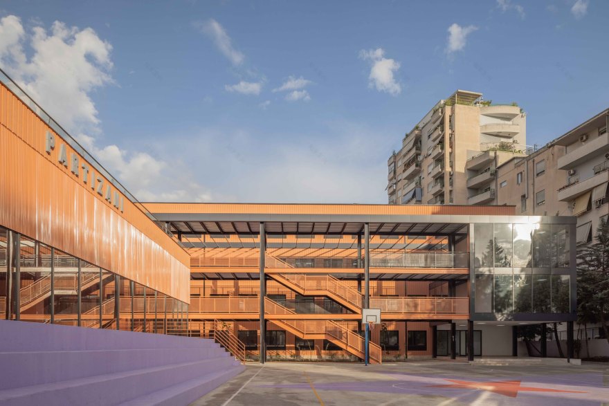 帕尔蒂扎尼高中丨阿尔巴尼亚地拉那丨Loft Architects-9
