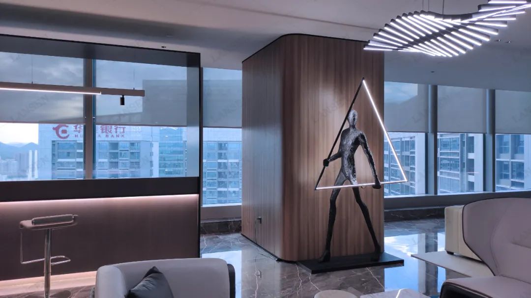 荣灿写字楼 28 楼办公空间设计丨中国惠州丨吾界空间设计-18