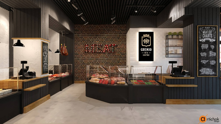 “МЯСНАЯ ГИЛЬДИЯ”品牌连锁商店新格式店丨“Artichok Design”-28