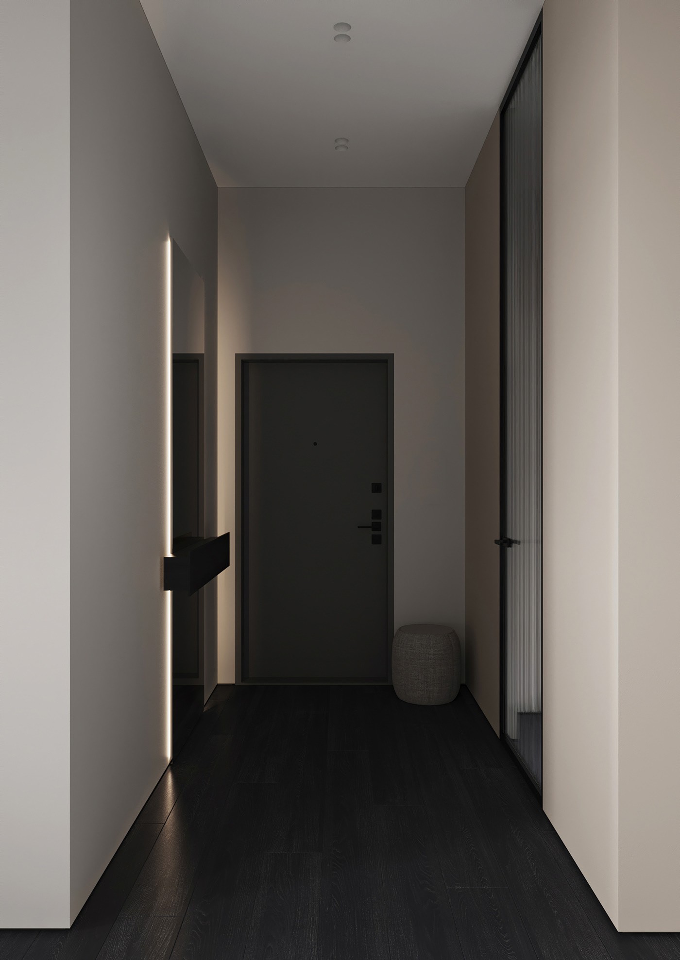 130㎡中性色系住宅设计 超精致！-2