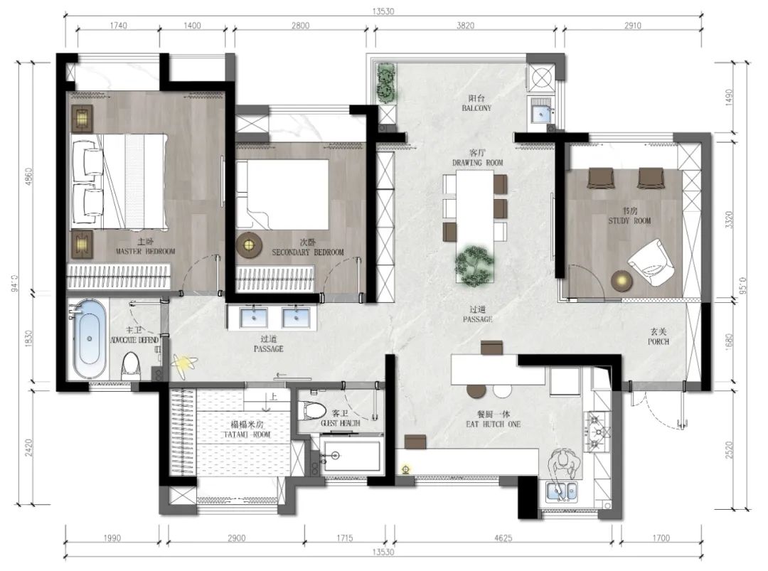 宜兴现代简约之家丨名舍设计-10