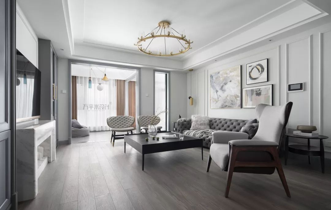 现代美式风,162㎡润和又一城住宅设计-48