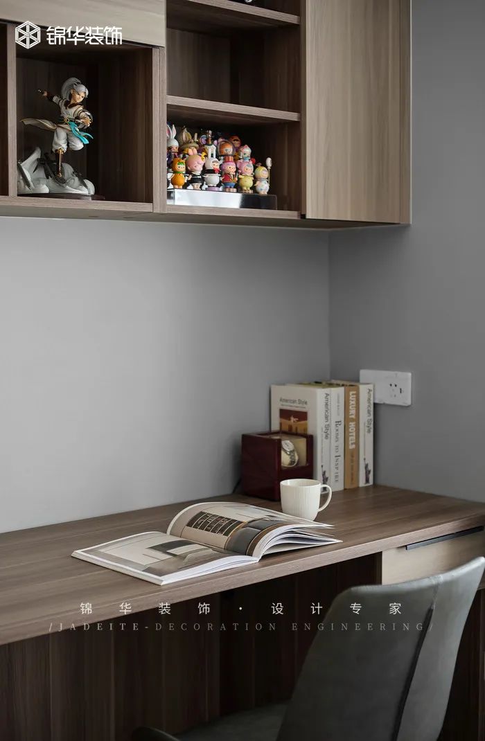 黑白灰婚房设计丨锦华装饰-43