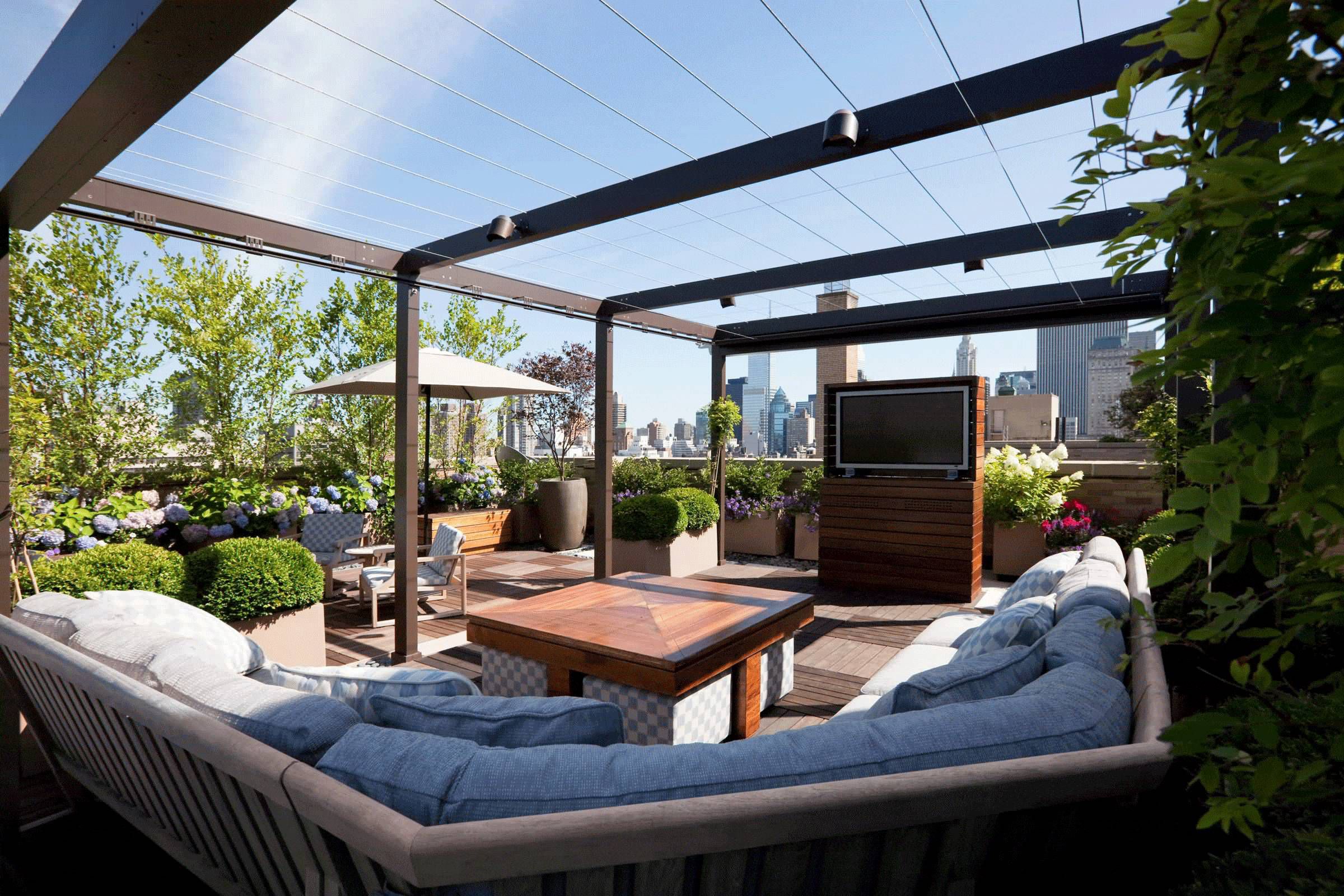 屋顶花园设计,打造城市中的绿洲-27