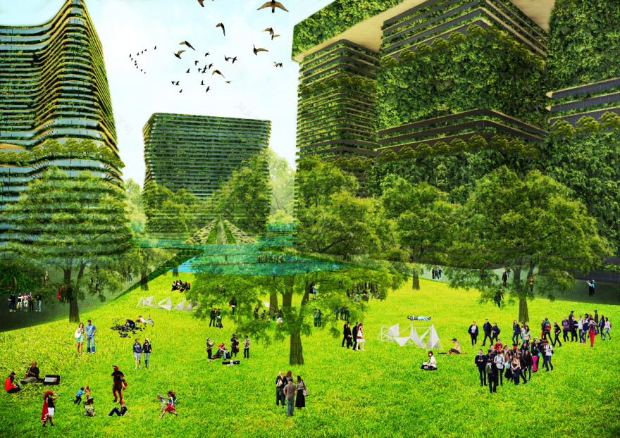 小行星浮动城市——应对海平面上升的生态解决方案-13