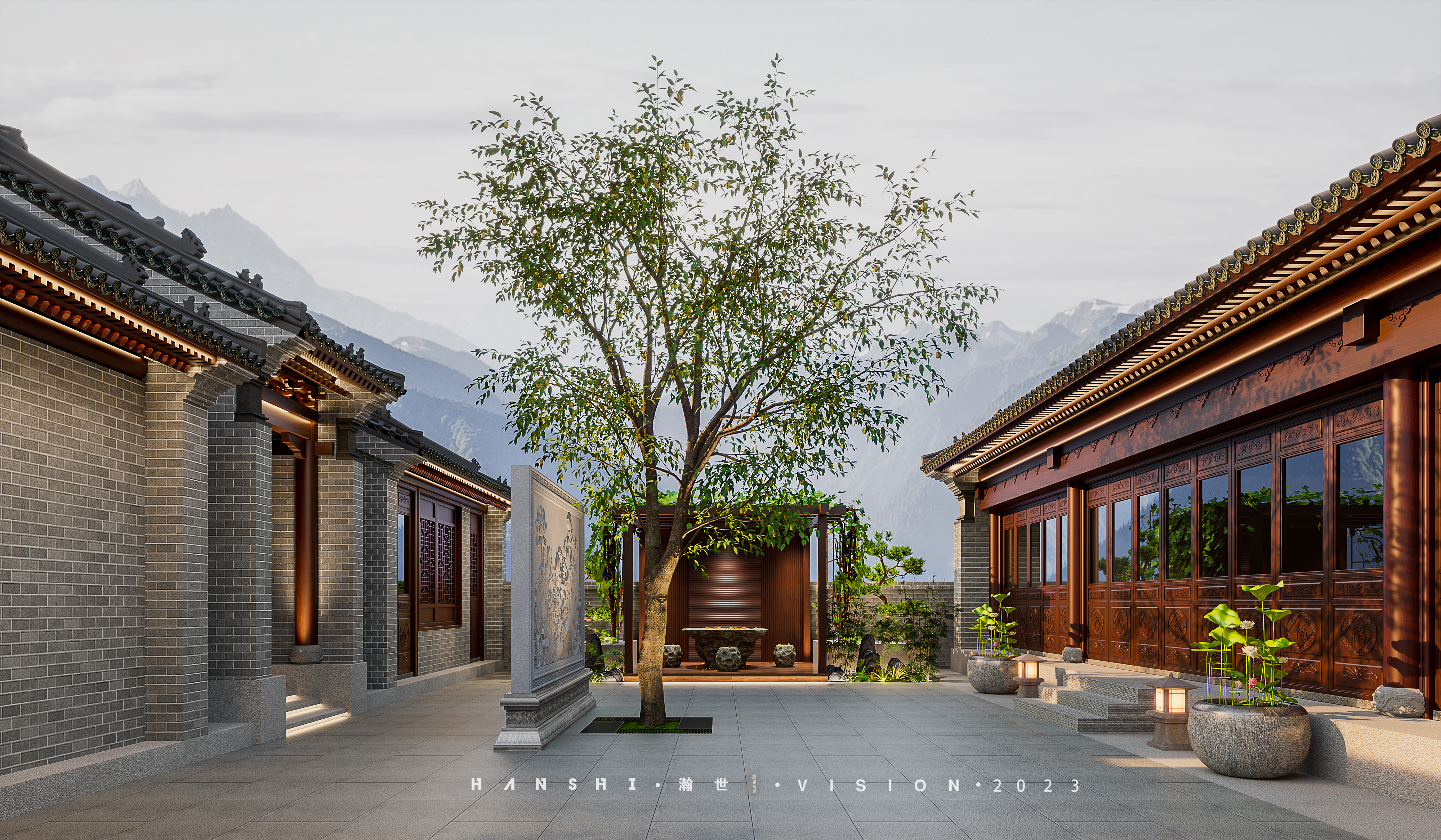 中式家装-瀚世表现-10