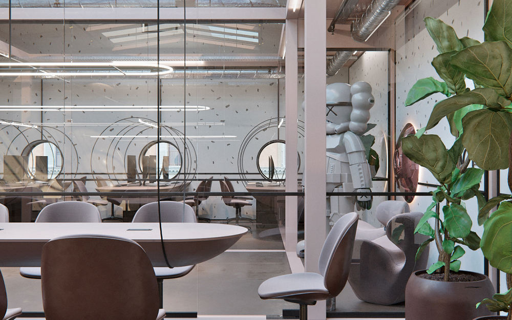 现代创意办公空间设计丨KSh Design-10