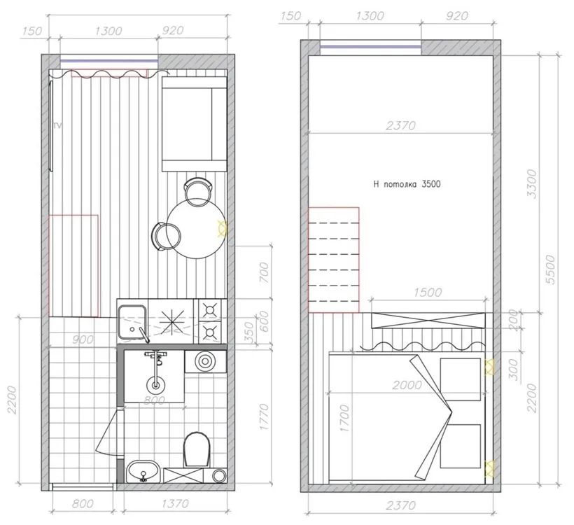 13㎡极致收纳公寓丨designcorner.spb-6