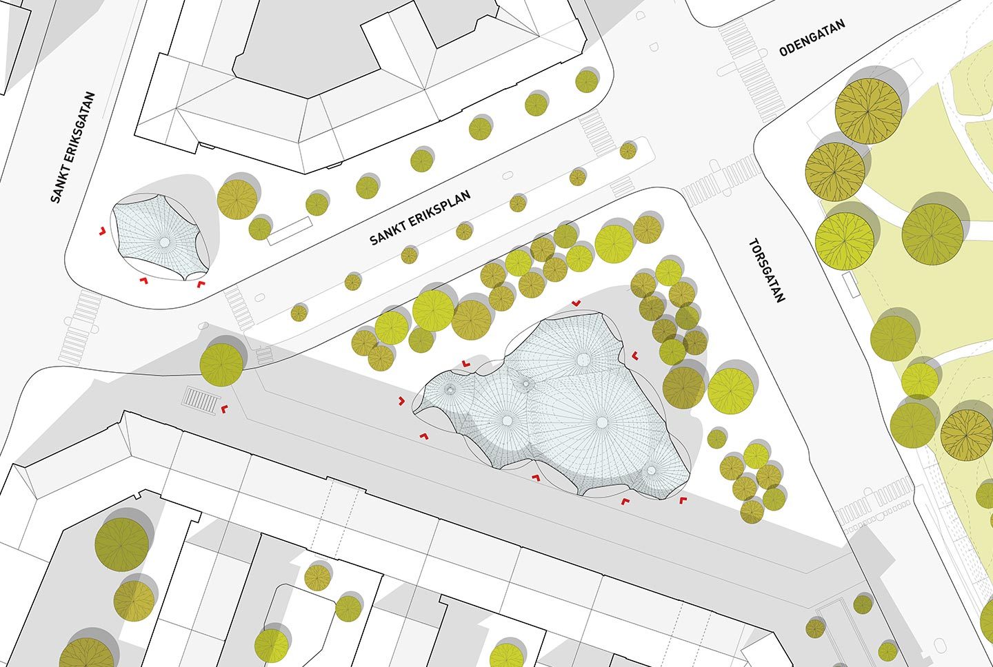 Stockholm室内公共公园丨瑞典斯德哥尔摩丨Utopia Arkitekter-7