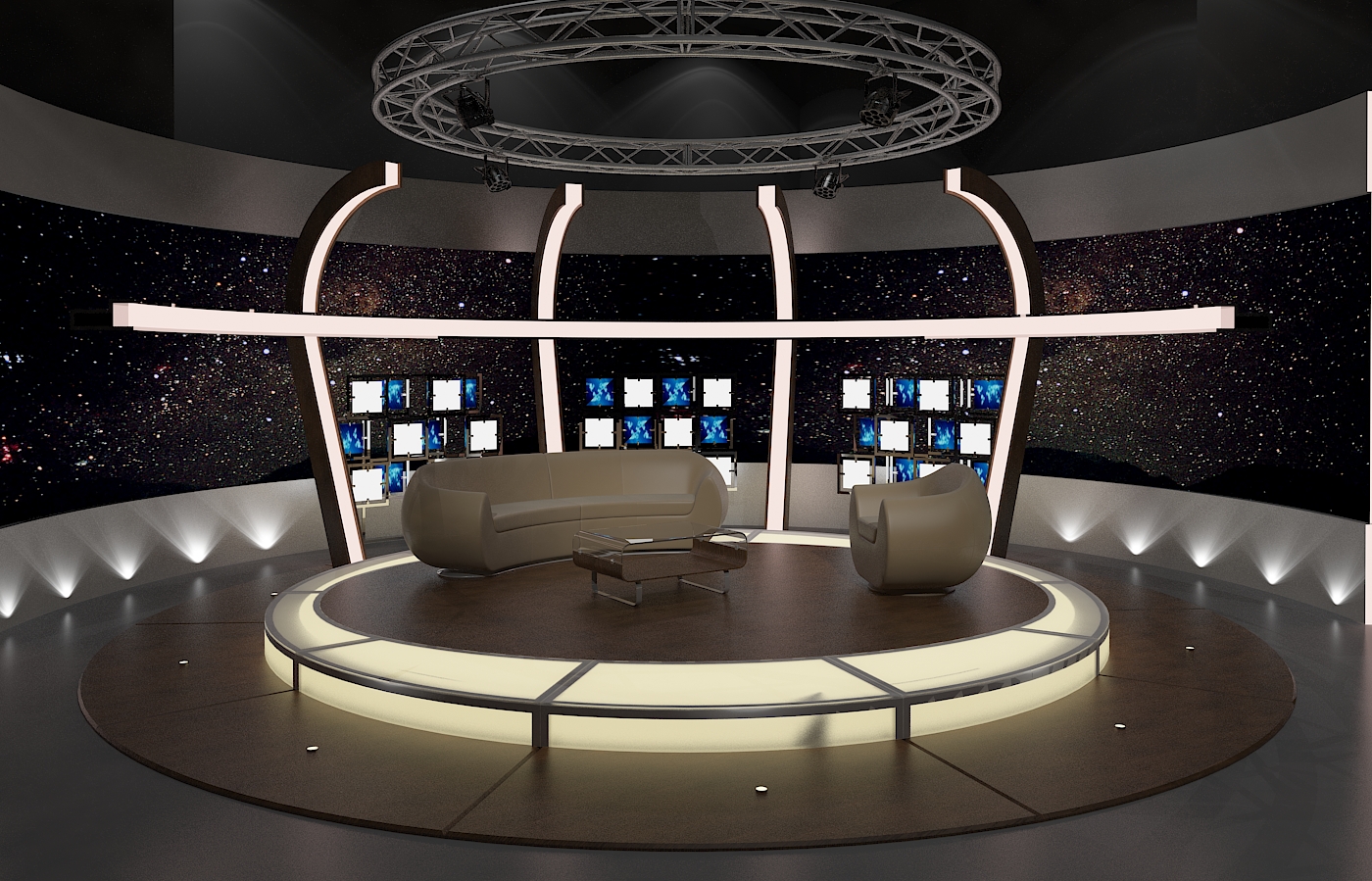 电视演播室布景集 13-20