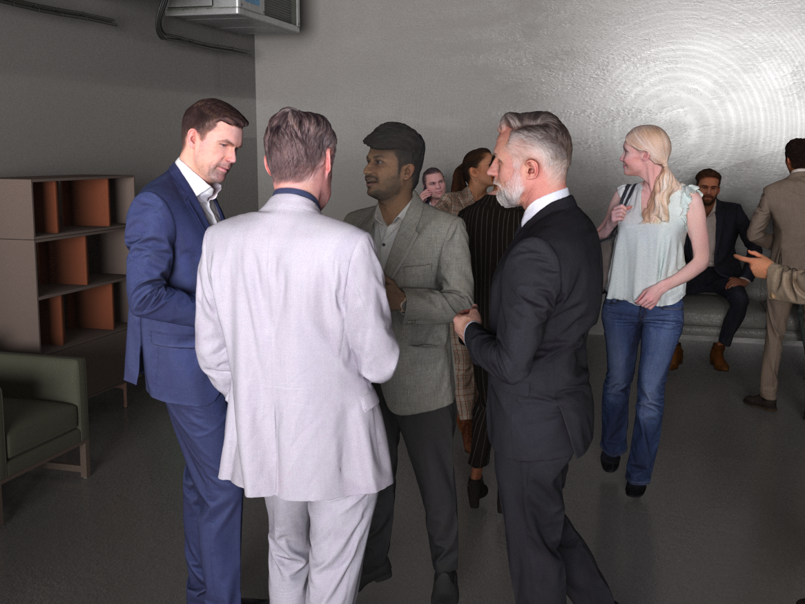 Office 3D Model Design-3