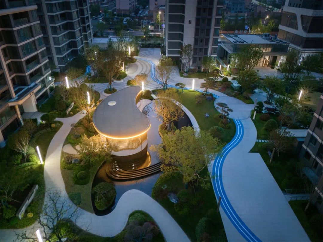 青岛润诚天悦华府大区丨中国青岛丨东易奇思-35