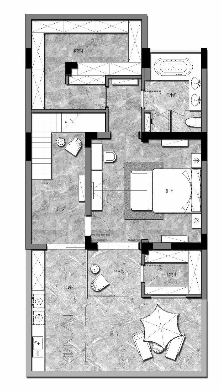 苏州晋府 500m²现代中式私宅设计-42