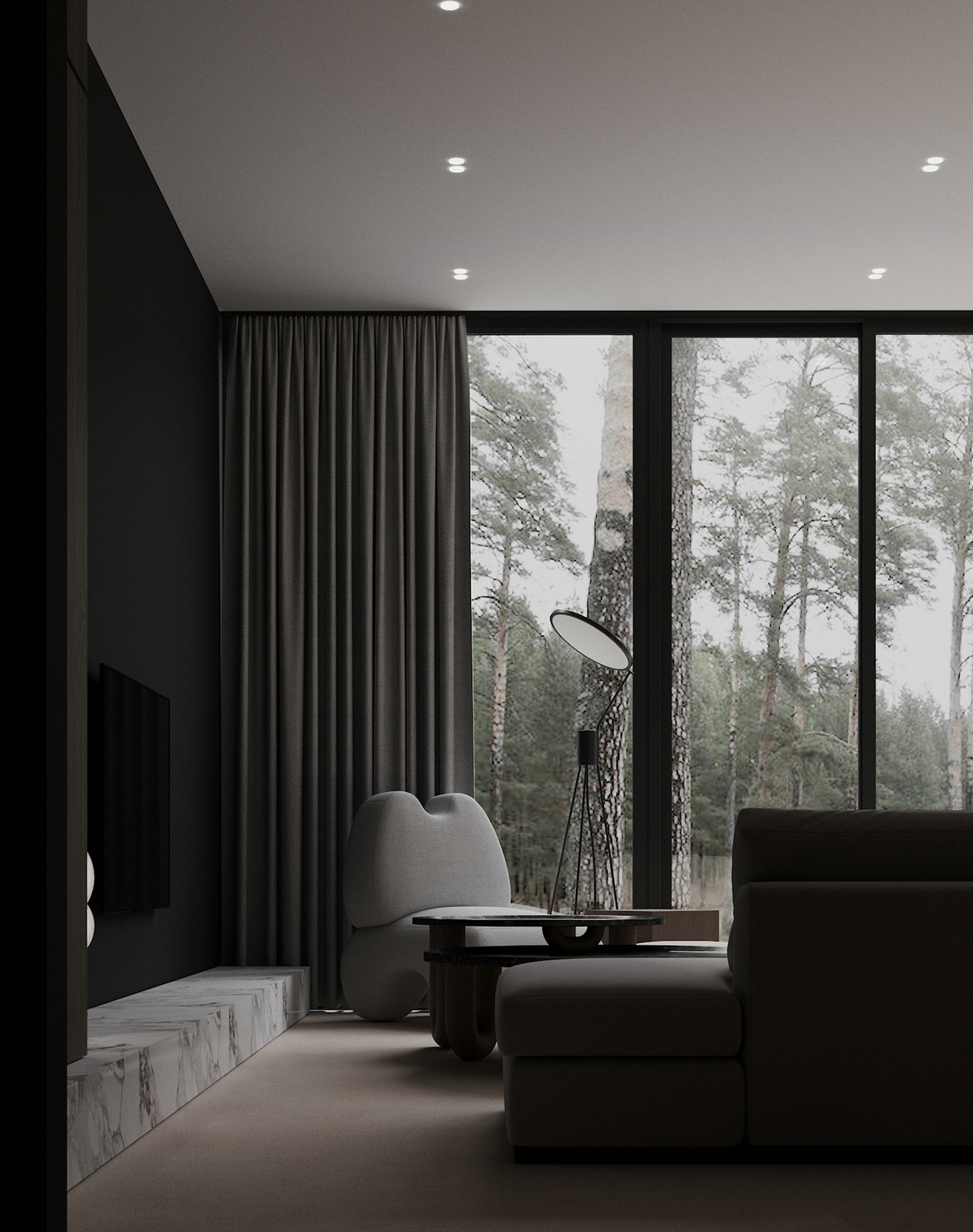 黑白灰经典配色设计-2