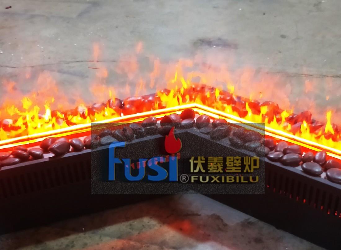 双面火焰伏羲壁炉，3D 立体 LED 节能设计-2