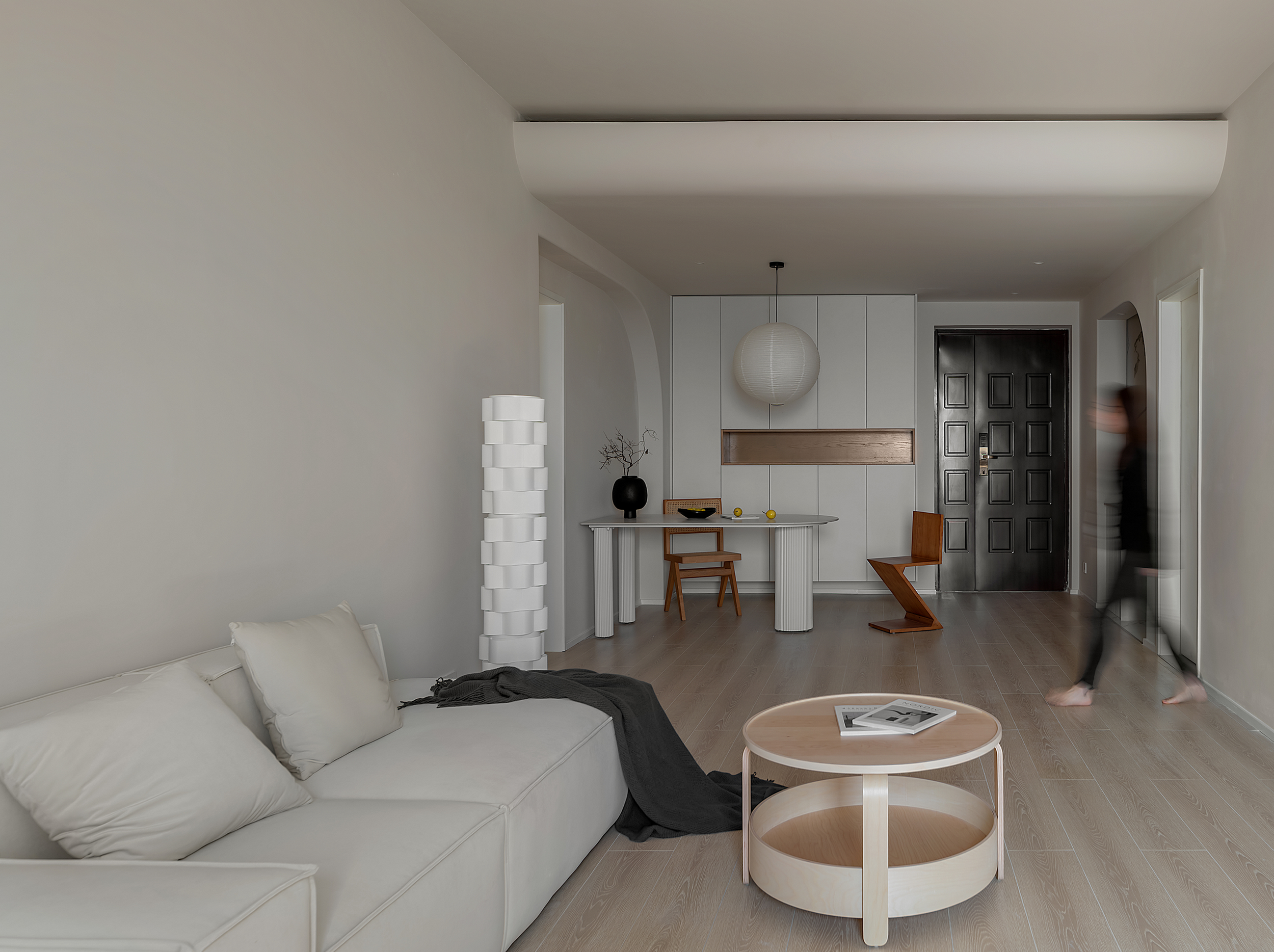 90㎡现代诧寂私宅丨中国重庆丨涛墨设计-4