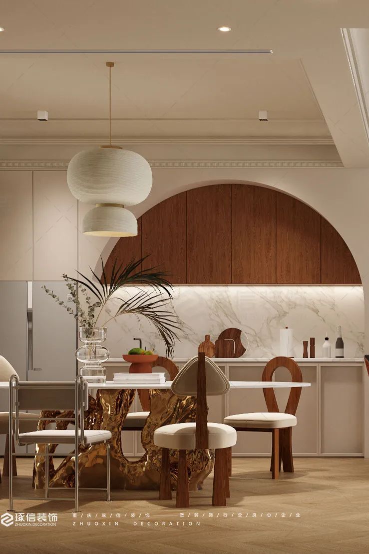 万科渝园 380m²法式中古风家居设计丨中国重庆丨琢信装饰-20