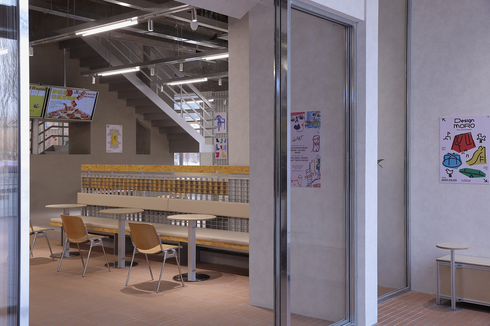 “猛咖”咖啡馆（大庆实验中学店）丨中国大庆丨慢珊瑚设计-24