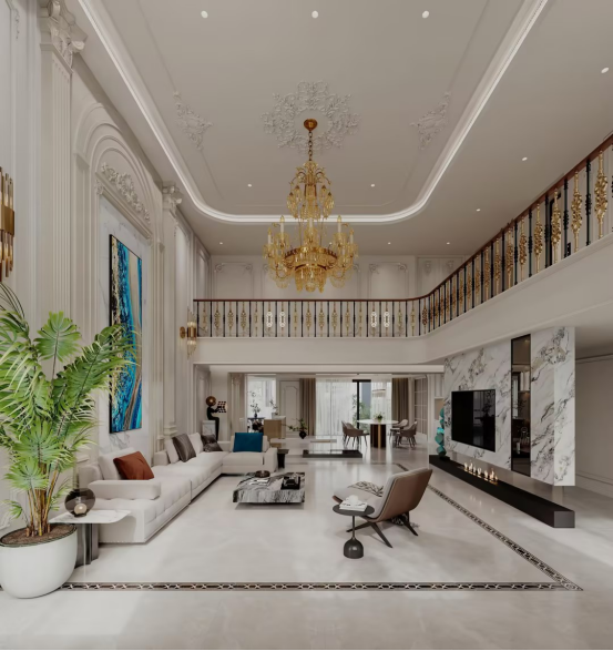 法式浪漫,徐一舒打造无界生活空间丨西安锐格惟辰装饰工程有限公司-5