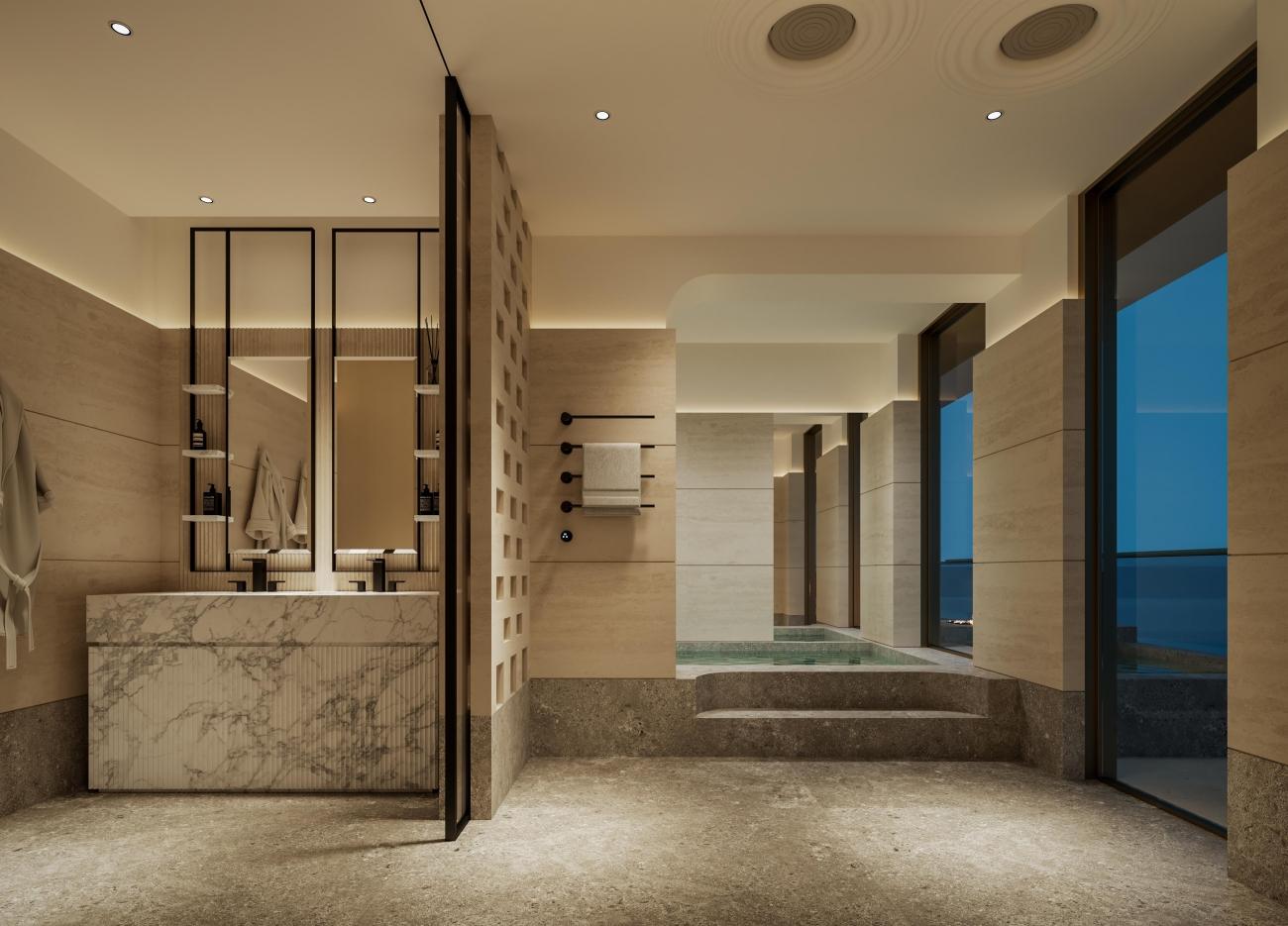 渡边智绍设计 | 华润三亚海棠湾悦府顶层样板间设计方案-26