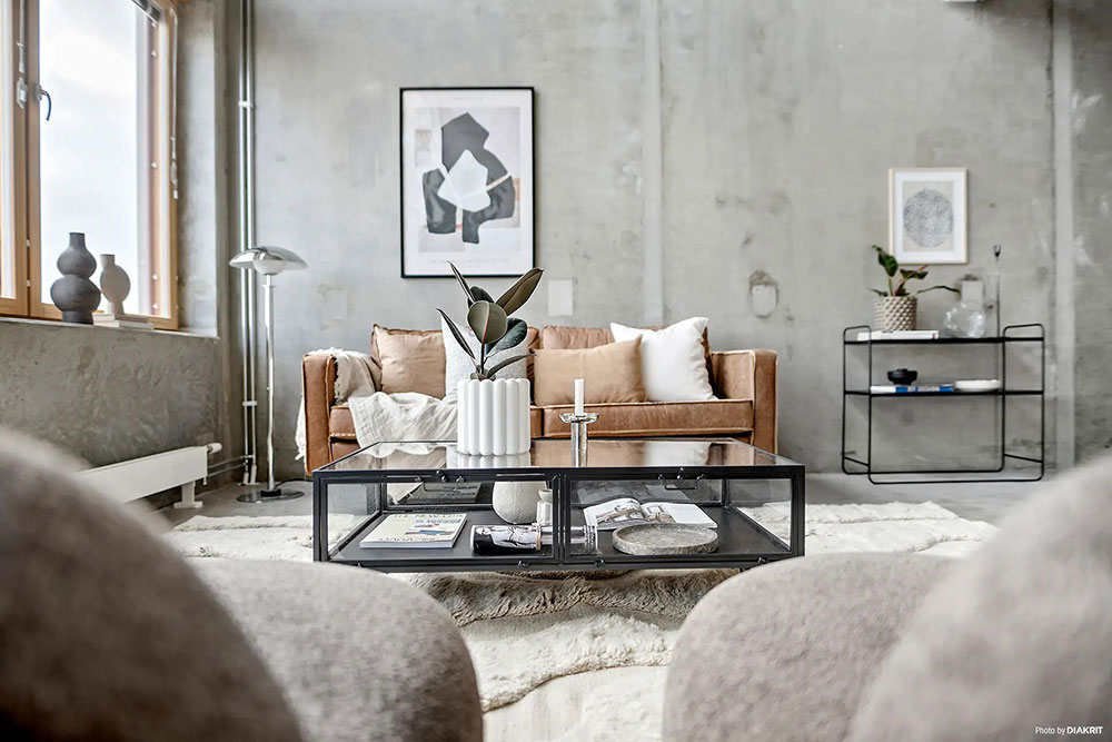 瑞典 43 平米工业风 LOFT，极简设计诠释纯粹空间美学-7