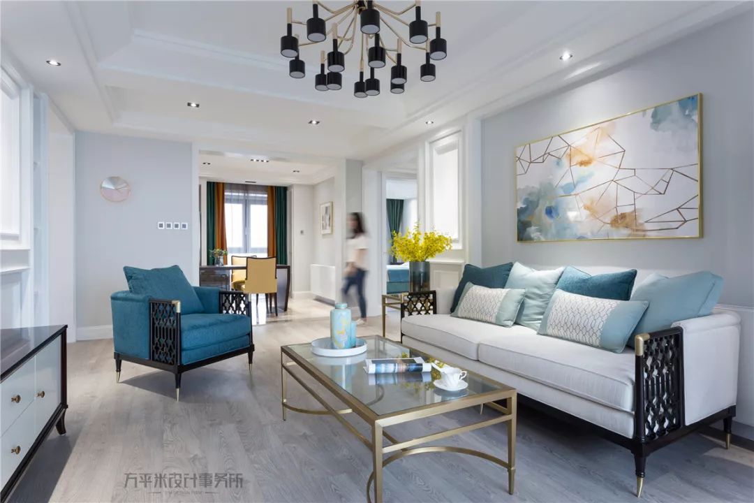 124 平美式轻奢家居，功能与美感兼具-24