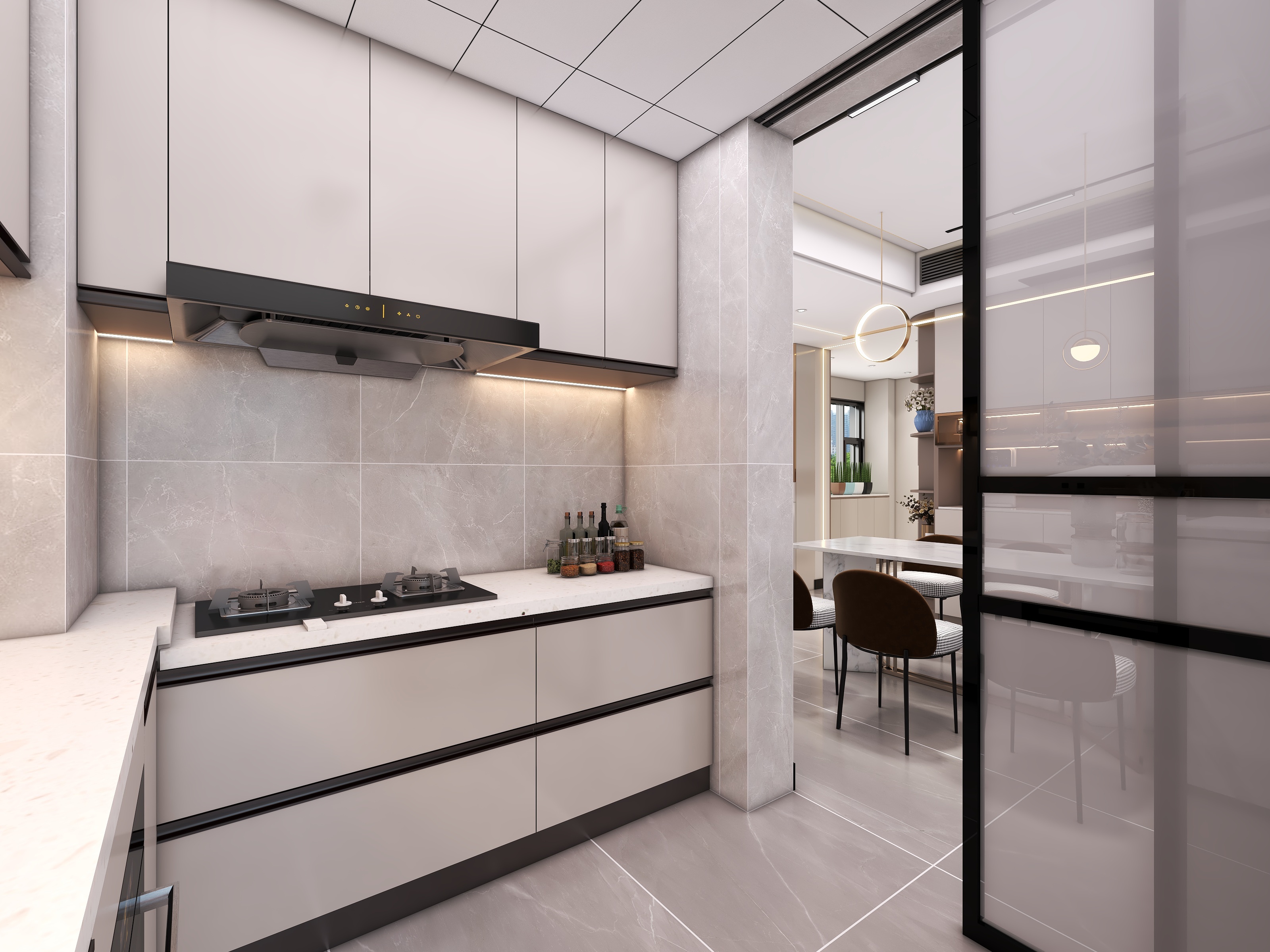 四川成都望江水岸（161平方意式轻奢四居室）-71