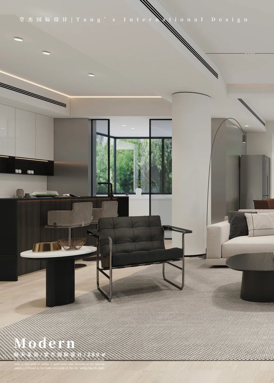 南京丽天花园 280㎡极简家居丨中国南京丨堂杰国际设计-26