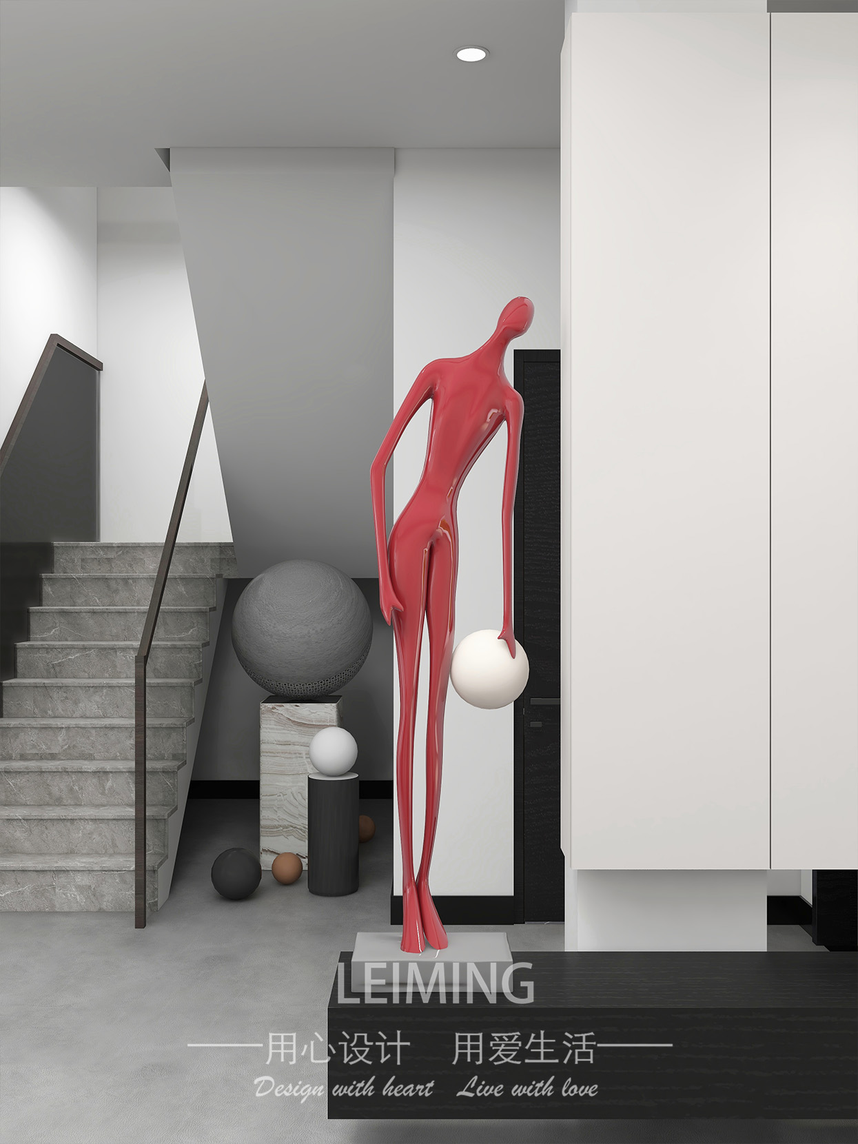 当代艺简家装空间设计丨雷铭-23