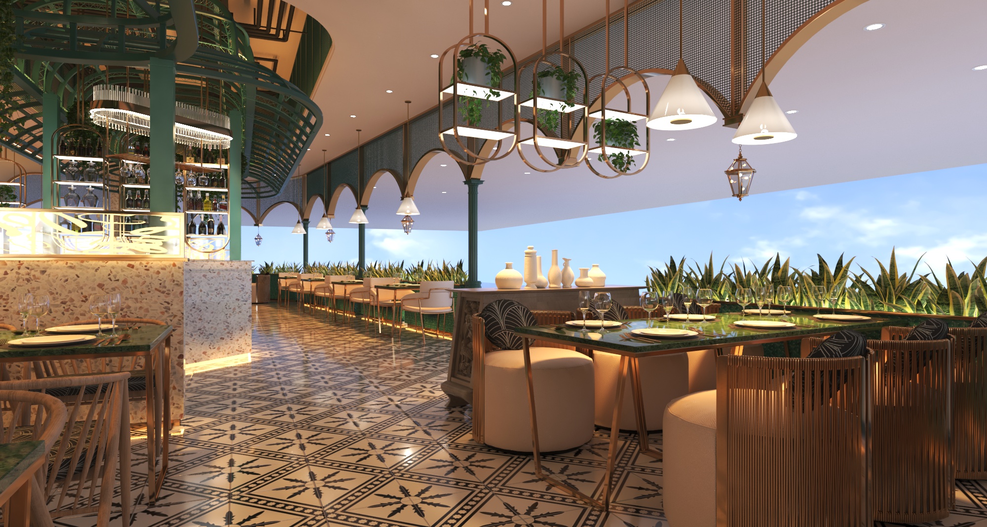 MODERN AND ART DECO RESTURANT DESIGN-3