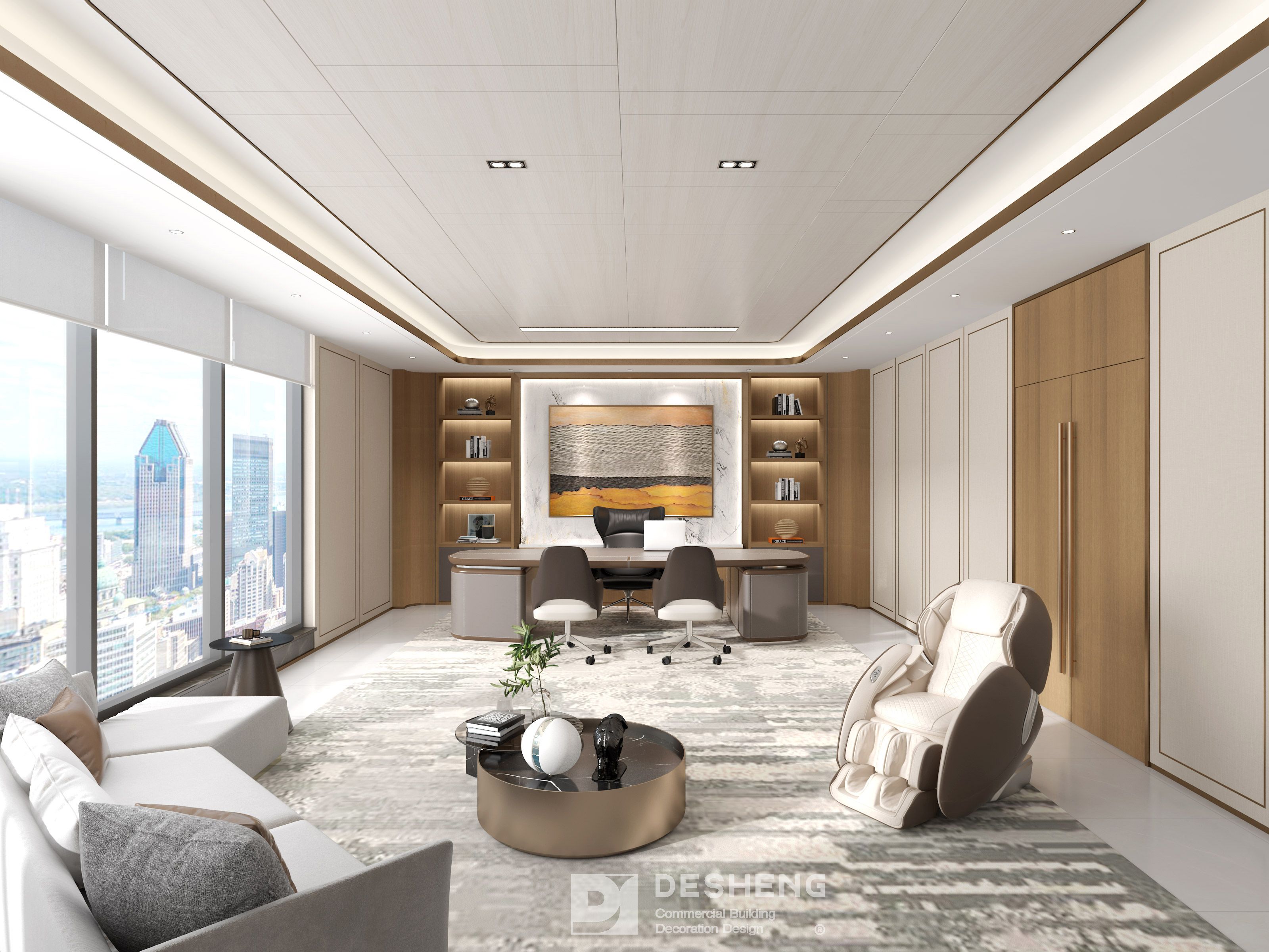 德盛装饰办公室装修案例-中科水务-7