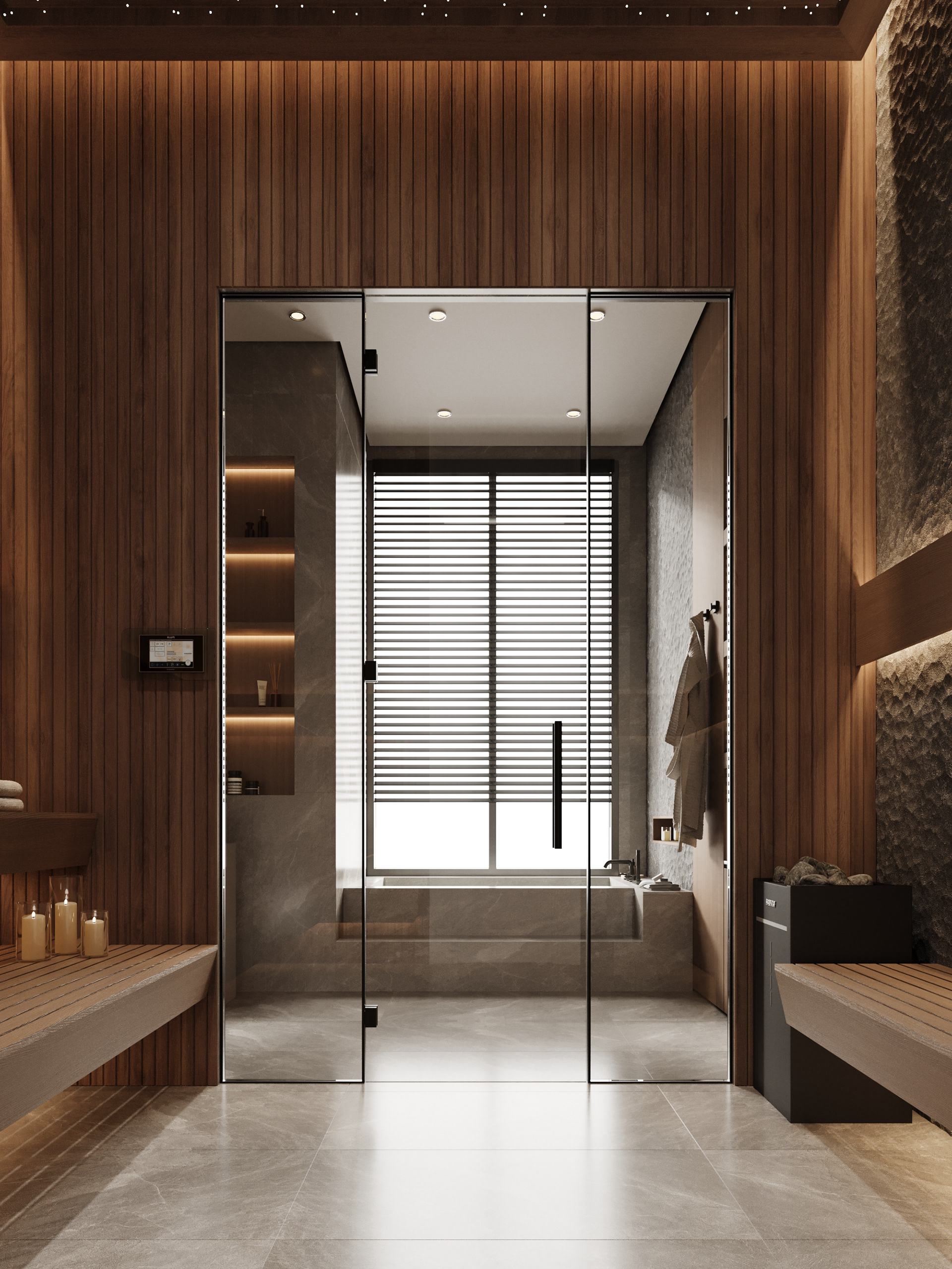 桑拿房与浴室丨沙特阿拉伯丨House of Jasmines-11