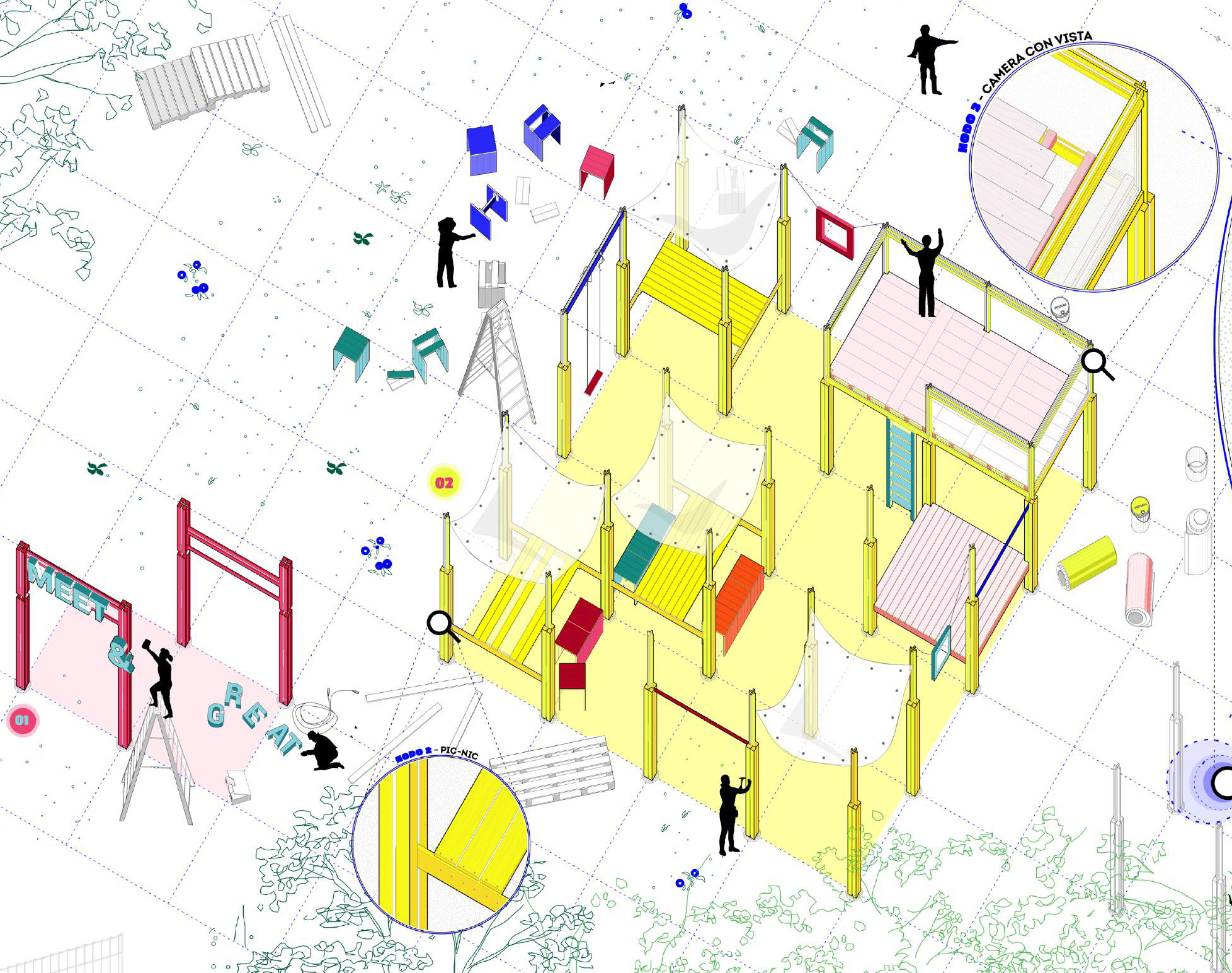 见面与（伟大的）户外中心丨意大利莱切丨Tomas Ghisellini Architects-14