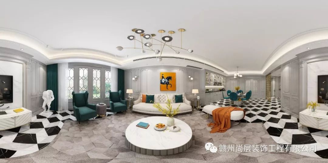 尚层别墅设计——海亮天城 | 轻法式美学典范-17