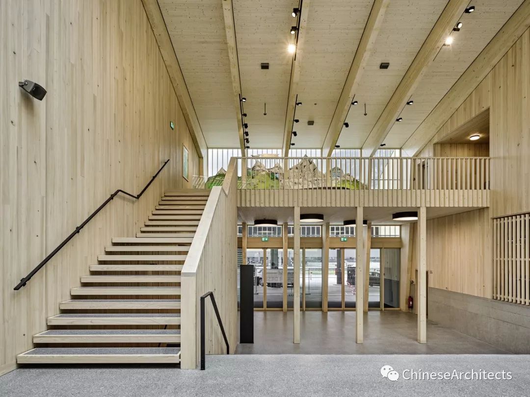 瑞士 Gotthard Rest area 自然风光中的轻型木结构设计-17