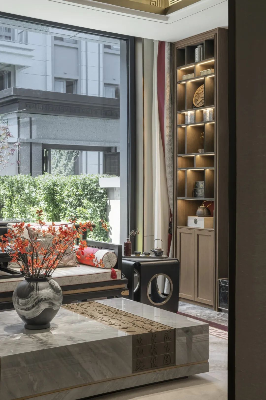 盛唐诗意,现代中式住宅设计丨中国宁波丨一然设计（上海,北京,深圳,沈阳）-43