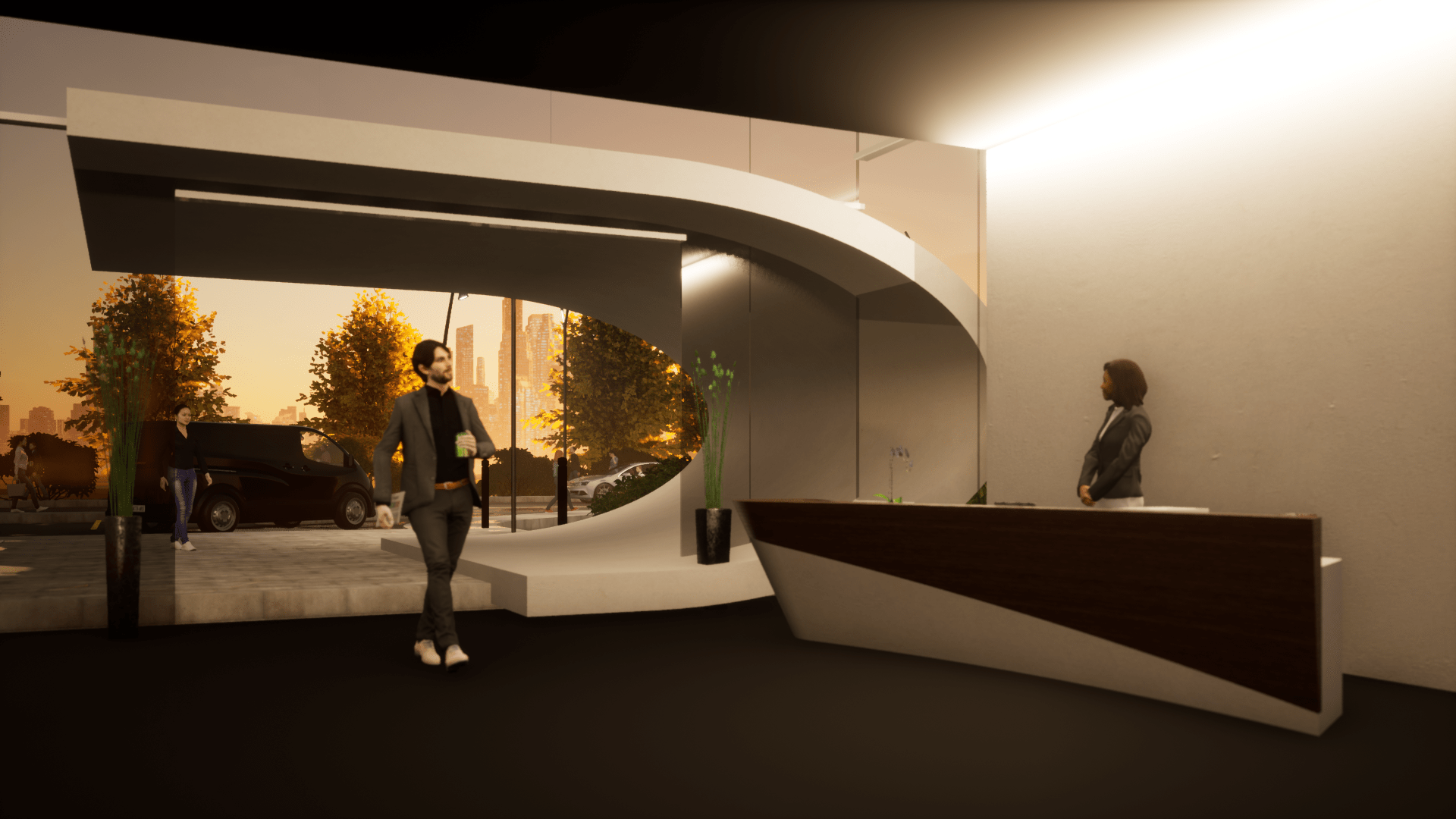 福特汽车展厅概念设计-10