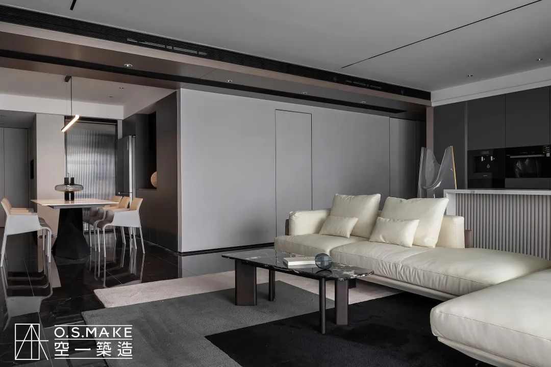 重庆金辉长江铭著现代极简家居设计丨中国重庆丨空一筑造-57