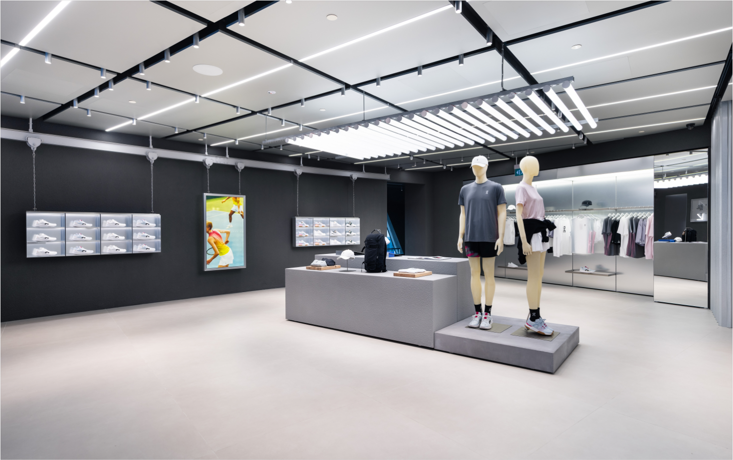 新加坡樟宜机场On零售店丨On品牌苏黎世总部内部设计团队-8