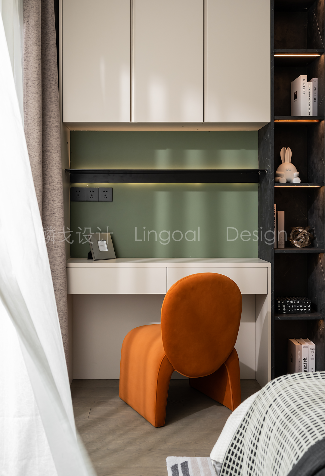 莫奈光色印象 · 现代艺术家居设计丨麟戈设计-60