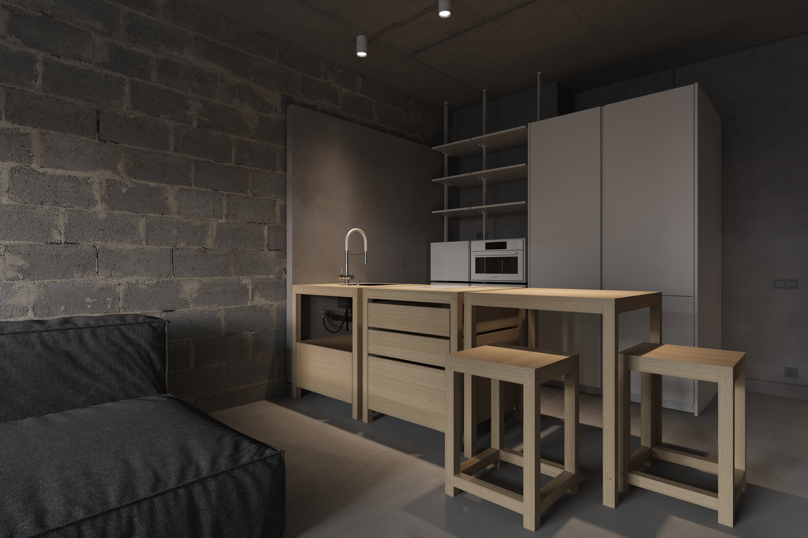 黑白向  反差感空间！-14