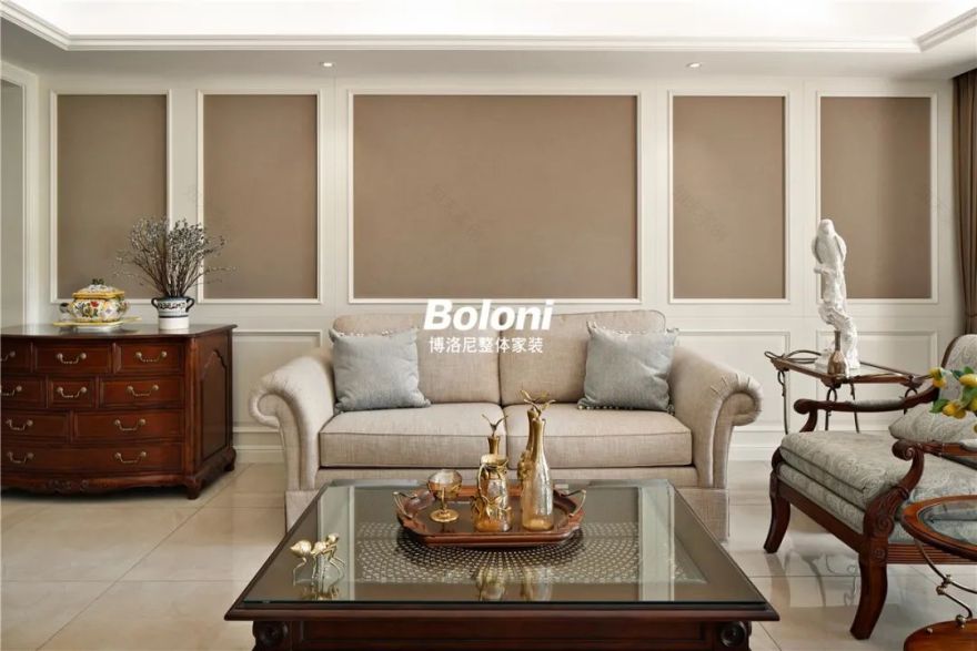 千章墅 300㎡简约美式,大空间设计展现生活美学-32