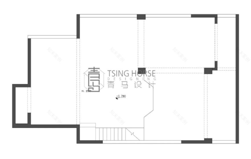 御河上院轻奢格调 | 王清玉 400㎡联排下叠设计-69