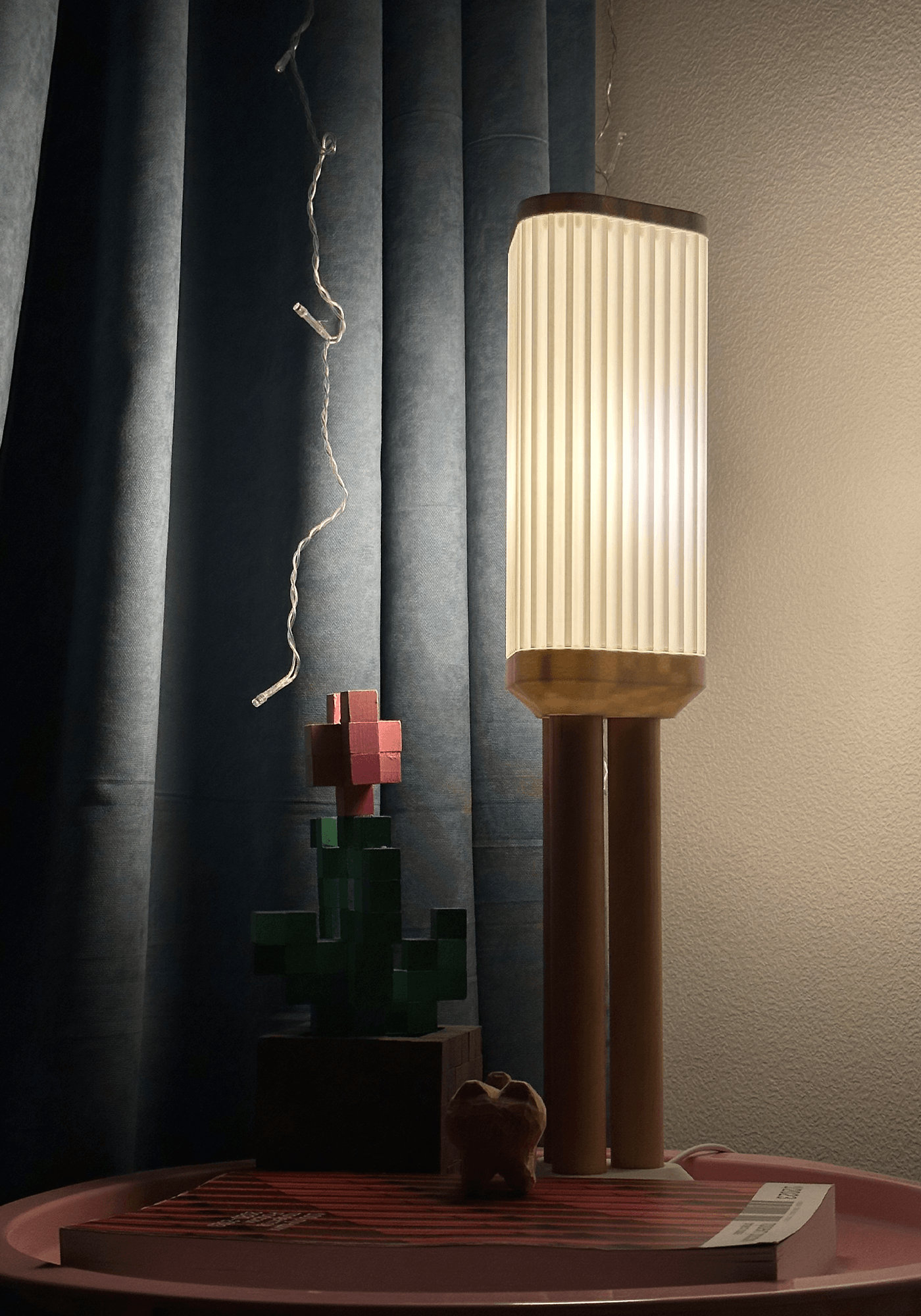 台灯“塔楼”与“云朵”（迷你系列“有脚的”家居装饰照明之一）-3