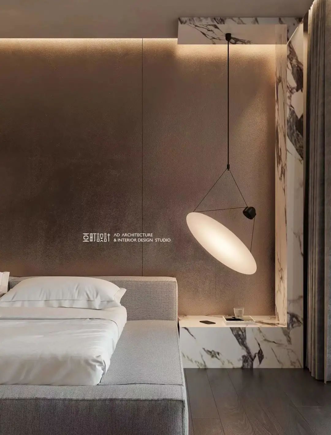 黑白灰的魅影之家 · 爵世名邸的现代艺术设计丨亚町设计-43