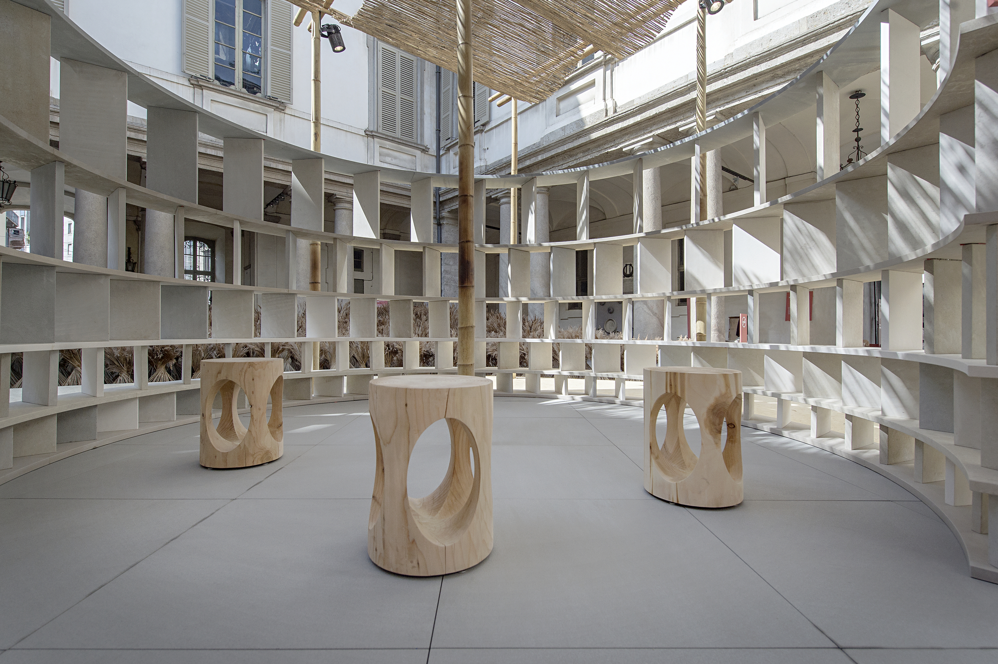 米兰古堡中的非洲村落 | Kéré建筑事务所 Courtyard Village-12